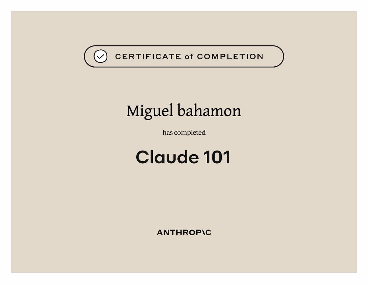 Claude 101